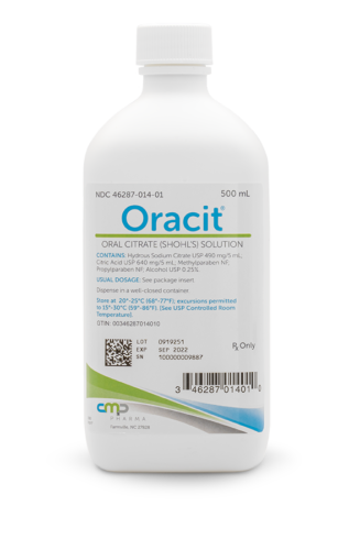 Illustration of Oracit Bottle